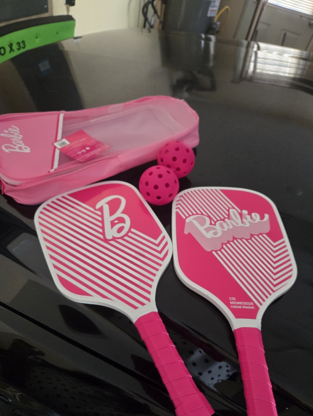 Barbie Pink Paddleball Paddles - Pair